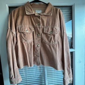 American Eagle Cropped Corduroy Jacket